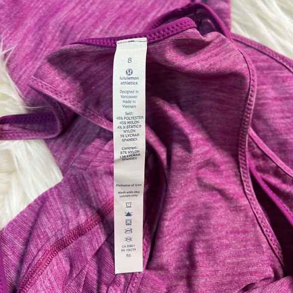 Like new! [Lululemon] Heather Purple < What The Sport > Singlet Tank Top | 8 - Picture 5 of 16